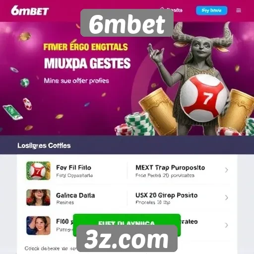 Ofertas promocionais disponíveis no site de apostas 6mbet